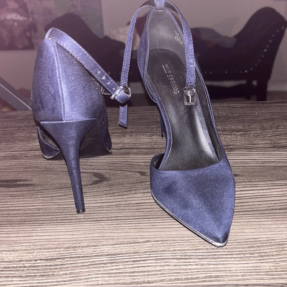 Cal it springs heels black camouflage fits size 8/8.5 - Picture 3 of 4